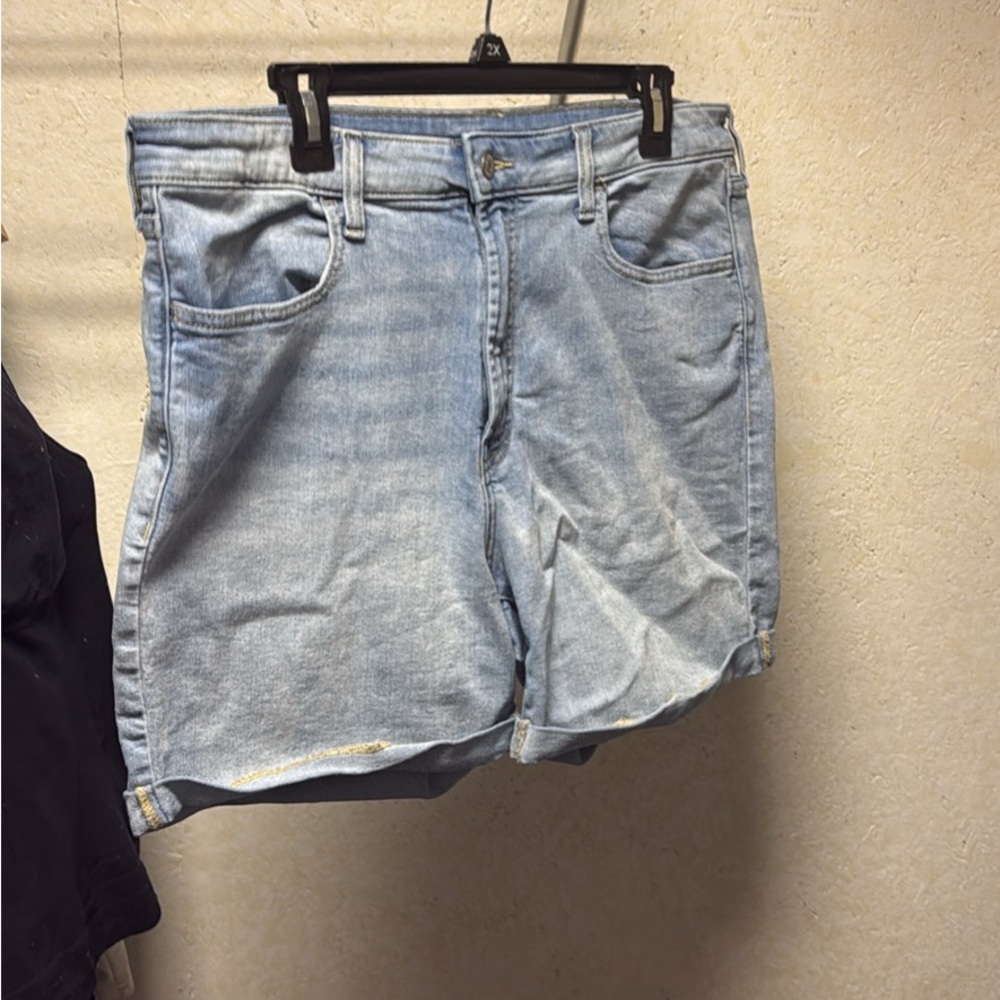 Light Blue Denim Shorts